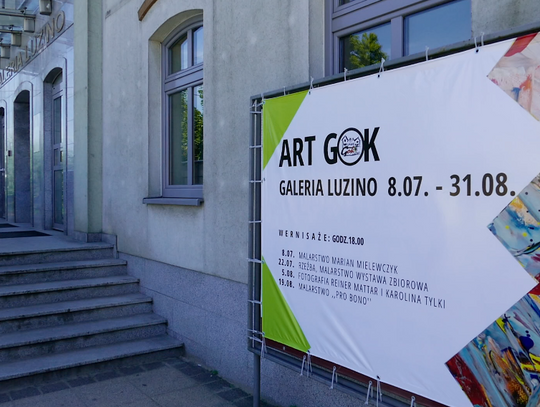 ArtGOk Luzino. Wernisaże w galerii handlowej
