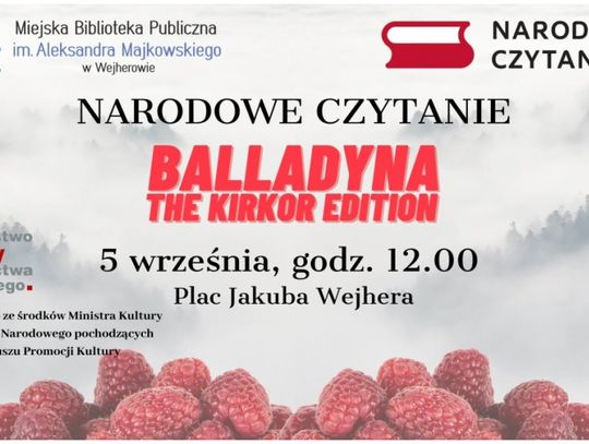 "Balladyna" Narodowe czytanie
