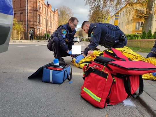 Dostał ataku padaczki. Pomogli strażnicy miejscy