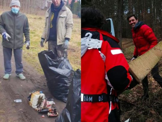 Gościcino, Orle. Sprzątają dla dobra przyrody