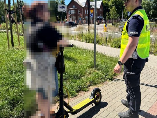 Kontrole hulajnóg elektrycznych w powiecie wejherowskim