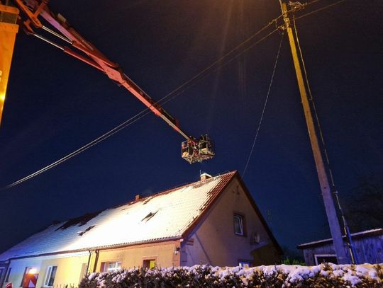 Lublewko 10/4 – pożar sadzy w przewodzie kominowym budynku wielorodzinnego