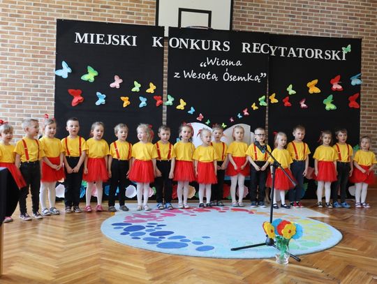 Miejski Konkurs Recytatorski „Wiosna z Wesołą Ósemką”
