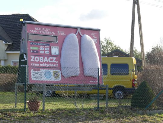 Mobilne płuca. Mierzą jakość powietrza w Gościcinie