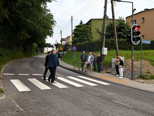 Nowe oświetlenie i sygnalizacje na ul. Kamiennej