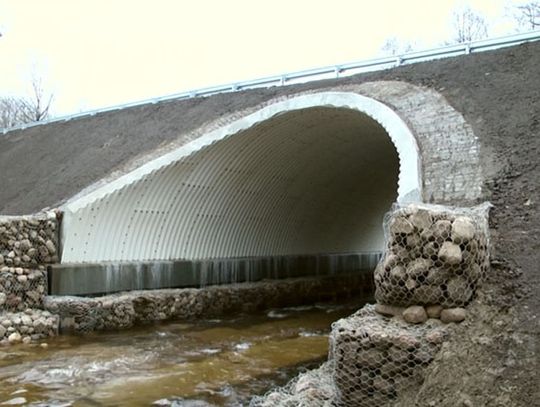 Nowy most. Teraz jest już bezpiecznie. Trasa Wejherowo - Luzino.