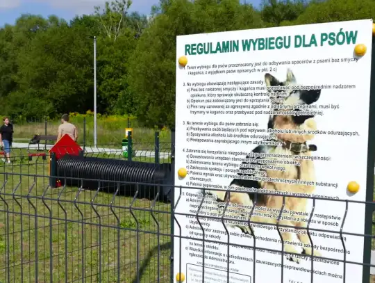 Pierwszy psi park w Wejherowie