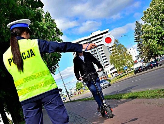 Policja wzięła na celownik piratów drogowych na hulajnogach