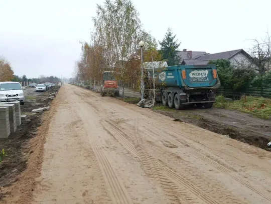 Trwają prace drogowe na ul. Łęgowskiego