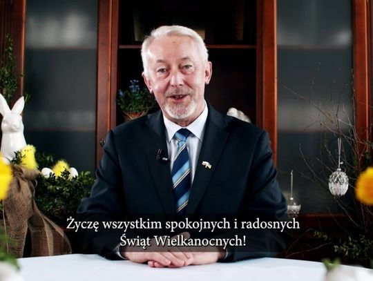 Radosnych Świąt Wielkanocnych życzy Prezydent Krzysztof Hildebrandt