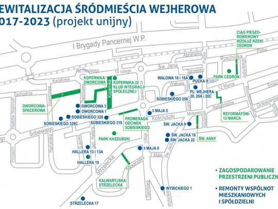 Rewitalizacja Śródmieścia Wejherowa - nowe oblicze miasta