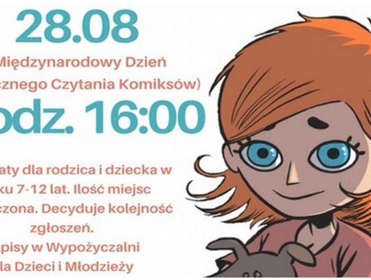 Rodzinne warsztaty z komiksem. Międzynarodowy Dzień Czytania