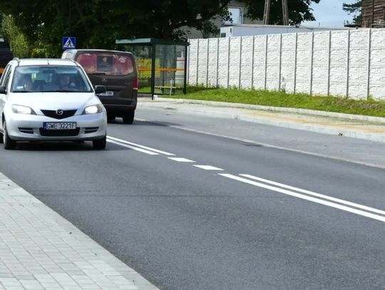 Rozbudowa drogi Rybno – Rybska Karczma zakończona