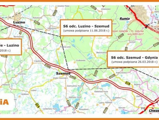 Trasa Kaszubska. Ponad 20 km dróg na terenie powiatu wejherowskiego