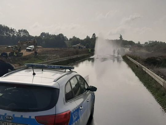 Uszkodzenie gazociągu w Bojanie. Policjanci wyjaśniają okoliczności