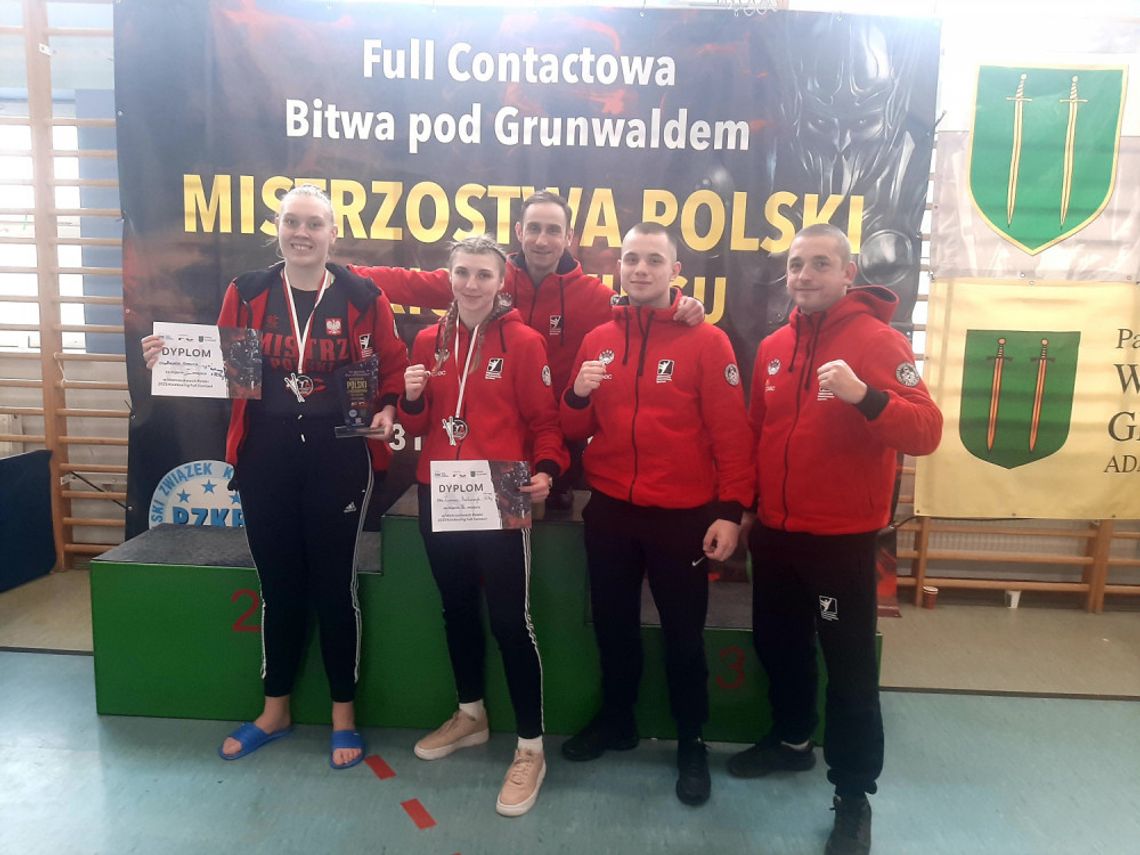2 medale w Mistrzostwa Polski w kickboxingu ful contact.