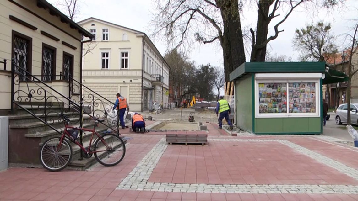 Budowa ciągu spacerowego przy Sobieskiego