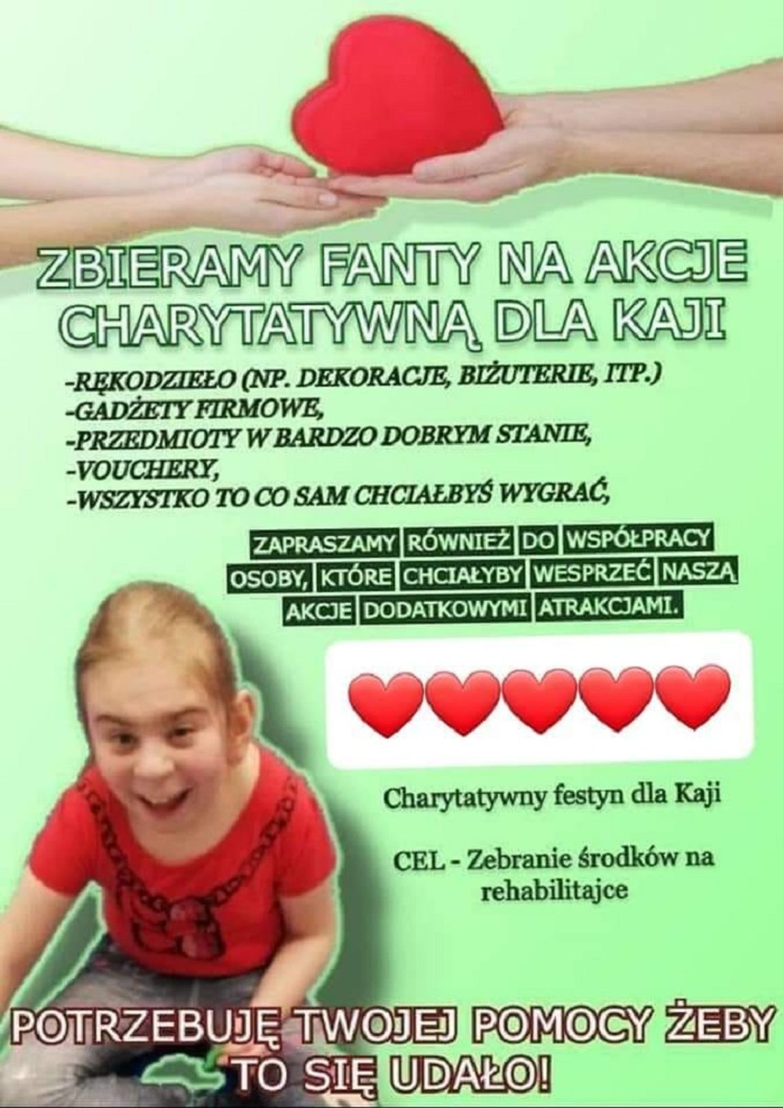 Iskierka Miłości i Dzień Dziecka. Pomóżmy małej Kaji Szlas Iskierka Miłości i Dzień Dziecka. Pomóżmy małej Kaji Szlas