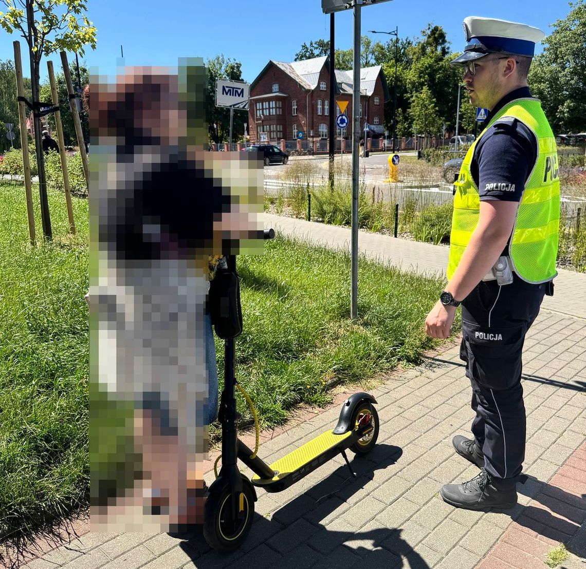 Kontrole hulajnóg elektrycznych w powiecie wejherowskim