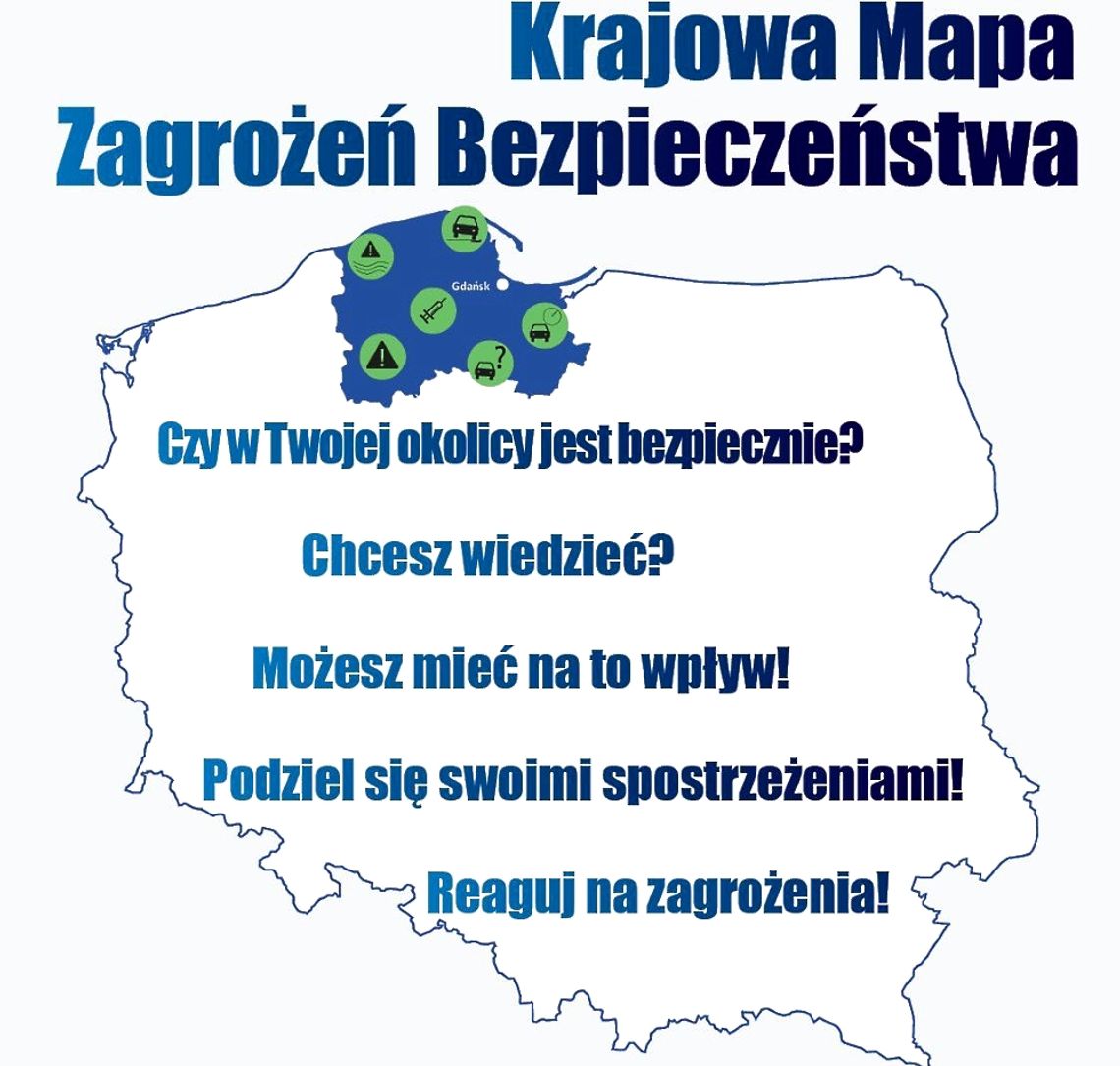 Krajowa Mapa Zagrożeń. Jak funkcjonuje w powiecie wejherowskim...?