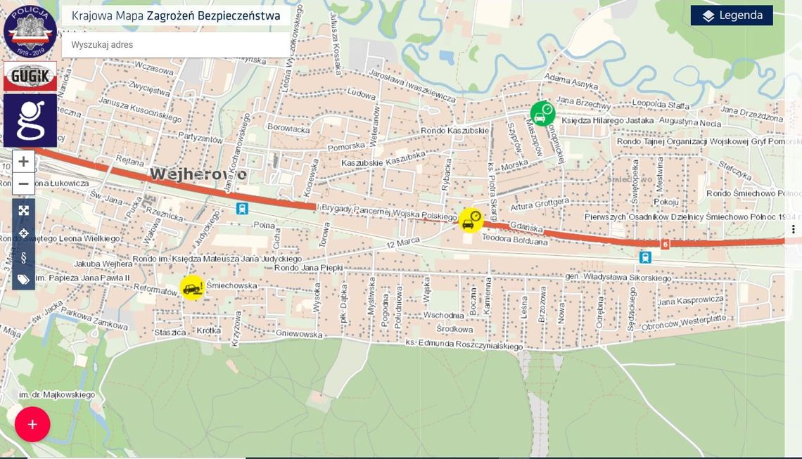 Mapa zagrożeń. Mieszkańcy wskazują policjantom jakimi zagrożeniami należy się zająć Mapa zagrożeń. Mieszkańcy wskazują policjantom jakimi zagrożeniami należy się zająć