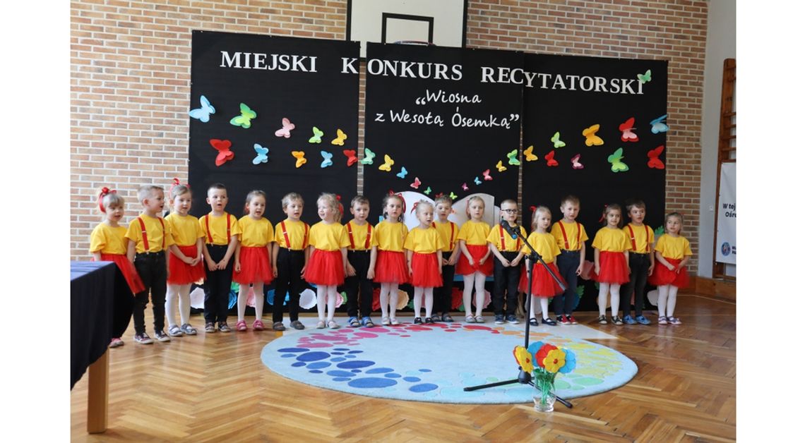 Miejski Konkurs Recytatorski „Wiosna z Wesołą Ósemką”