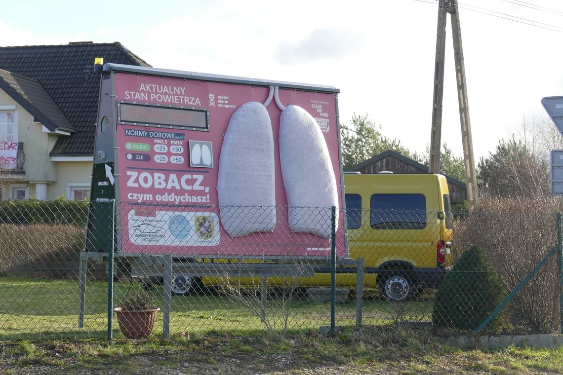Mobilne płuca. Mierzą jakość powietrza w Gościcinie