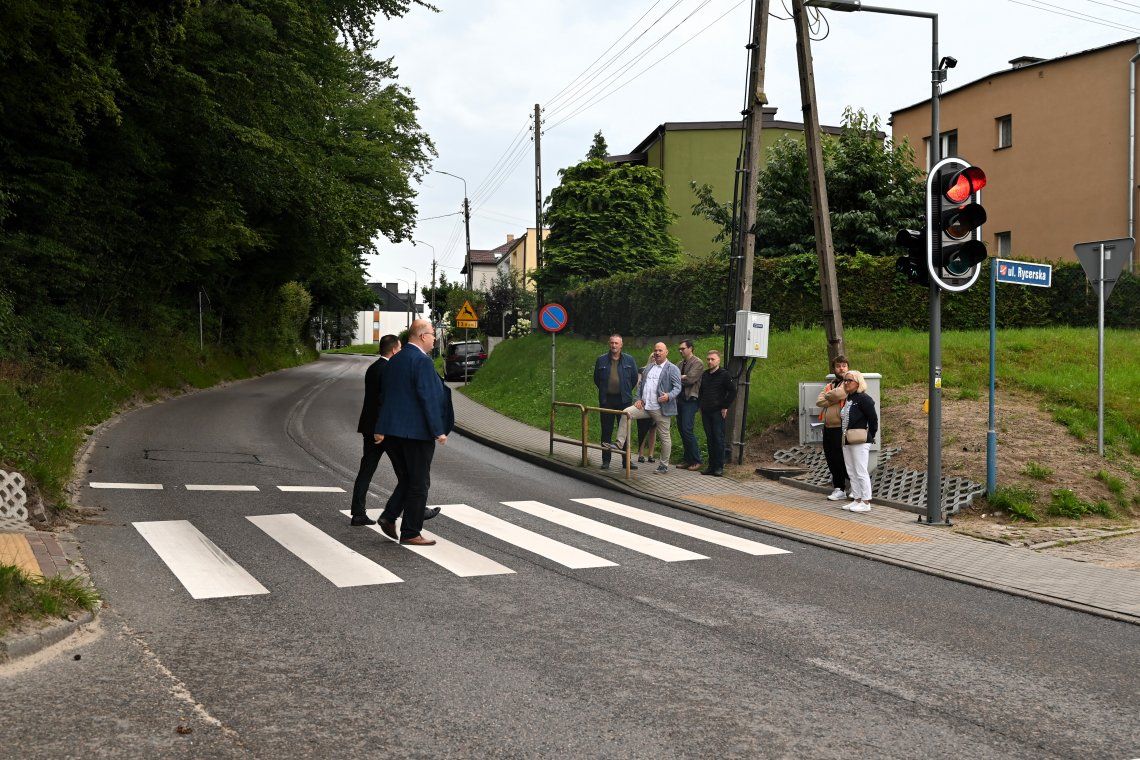 Nowe oświetlenie i sygnalizacje na ul. Kamiennej