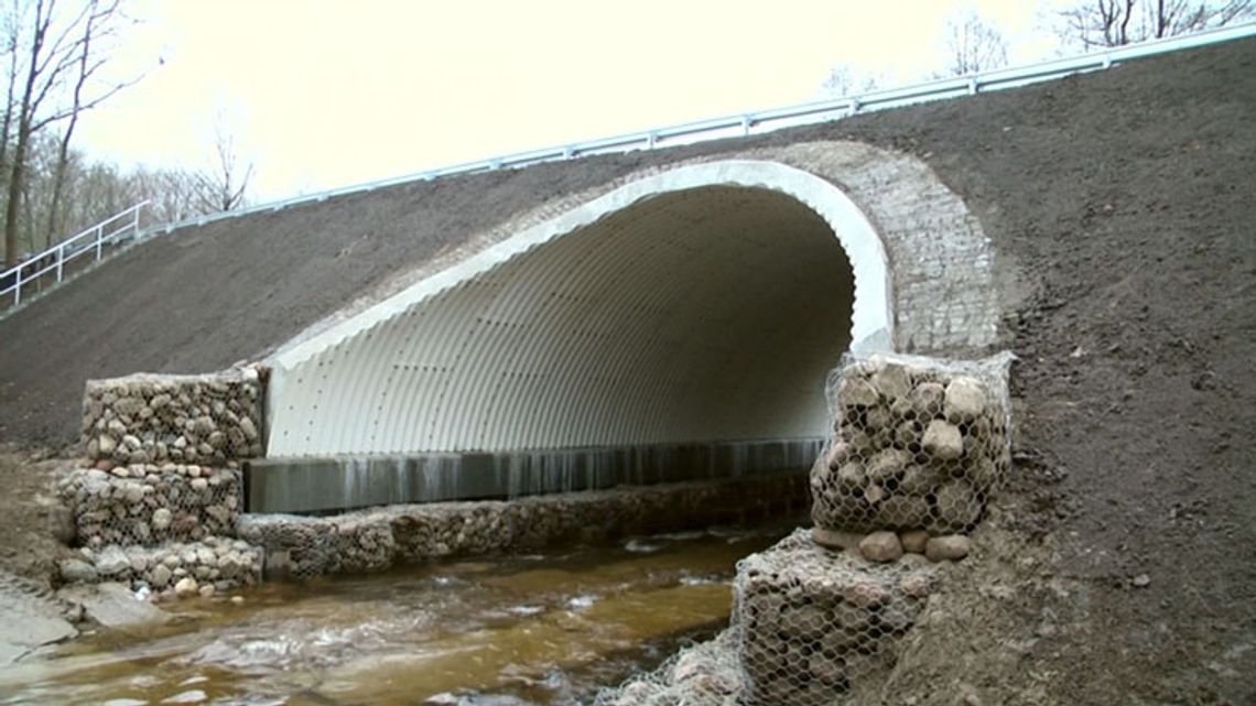 Nowy most. Teraz jest już bezpiecznie. Trasa Wejherowo - Luzino.