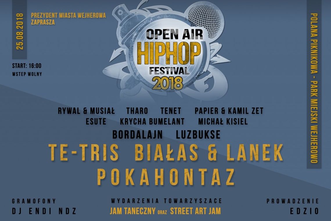 Open Air Hip Hop Festival. Po raz trzeci w Wejherowie