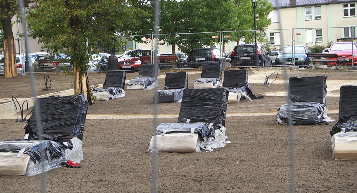 Park Cedron. Prace postępują
