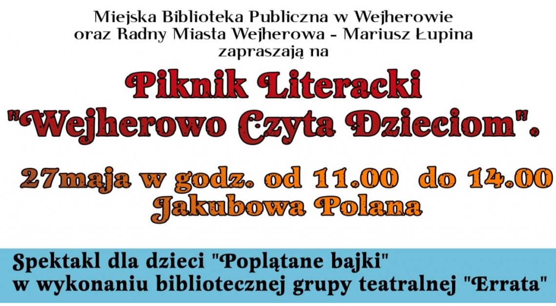 Piknik literacki. Wyjątkowe spotkanie na os. Fenikowskiego.