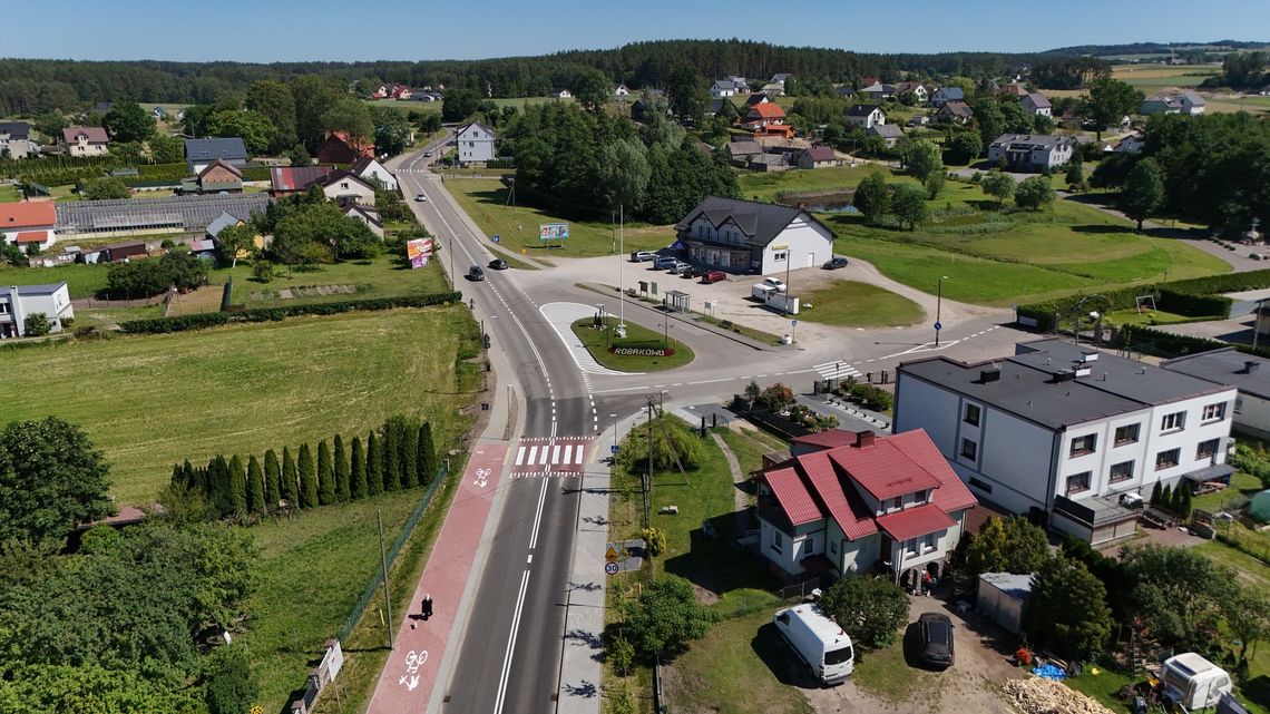 Powiat Wejherowski z nową drogą. Luzino–Robakowo otwarte po rozbudowie