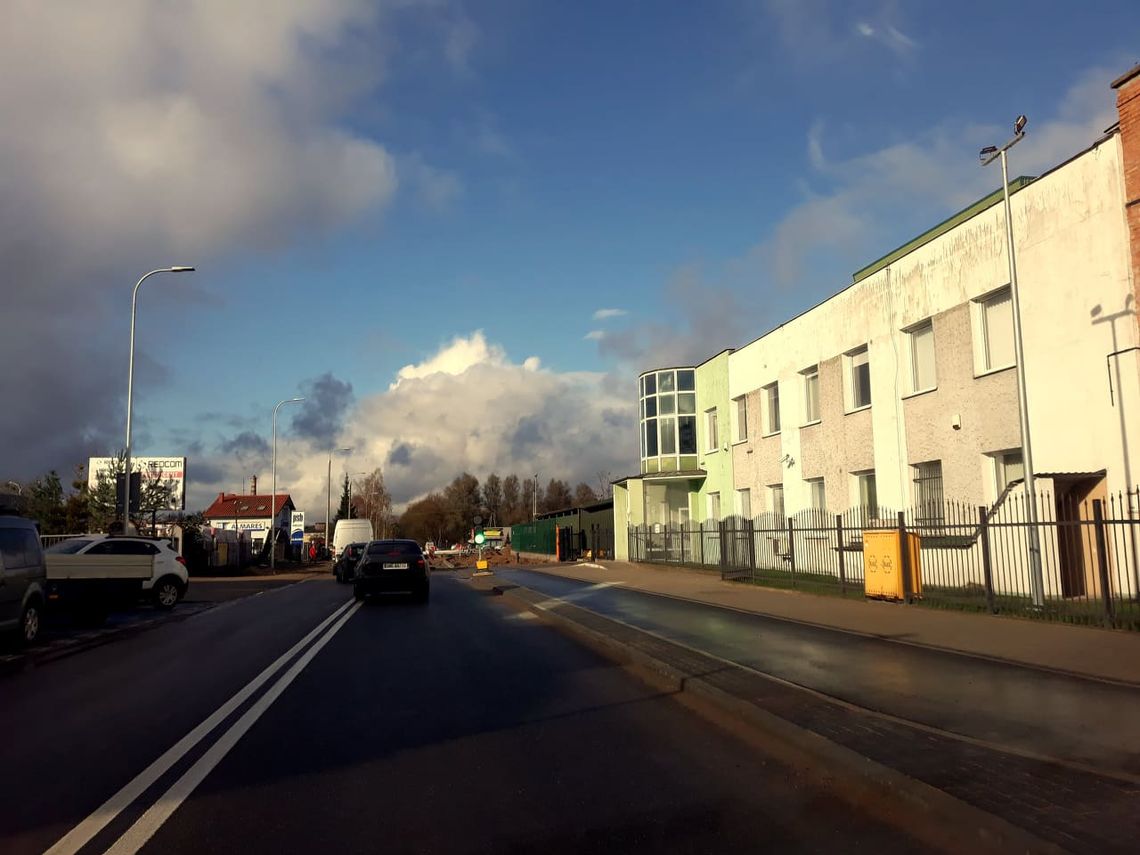 Ulica Przemysłowa. Kierowcy już jeżdżą. 