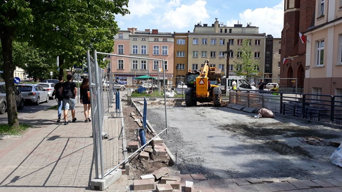 Ulica Sobieskiego. Przedłużenie ciągu spacerowego