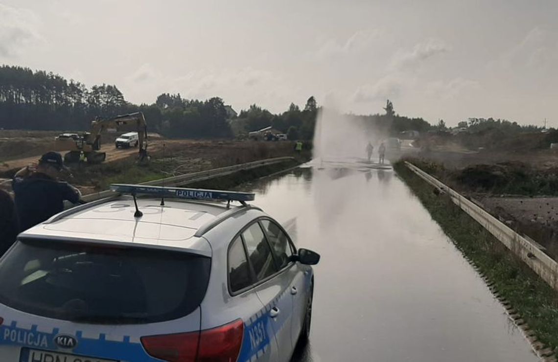 Uszkodzenie gazociągu w Bojanie. Policjanci wyjaśniają okoliczności