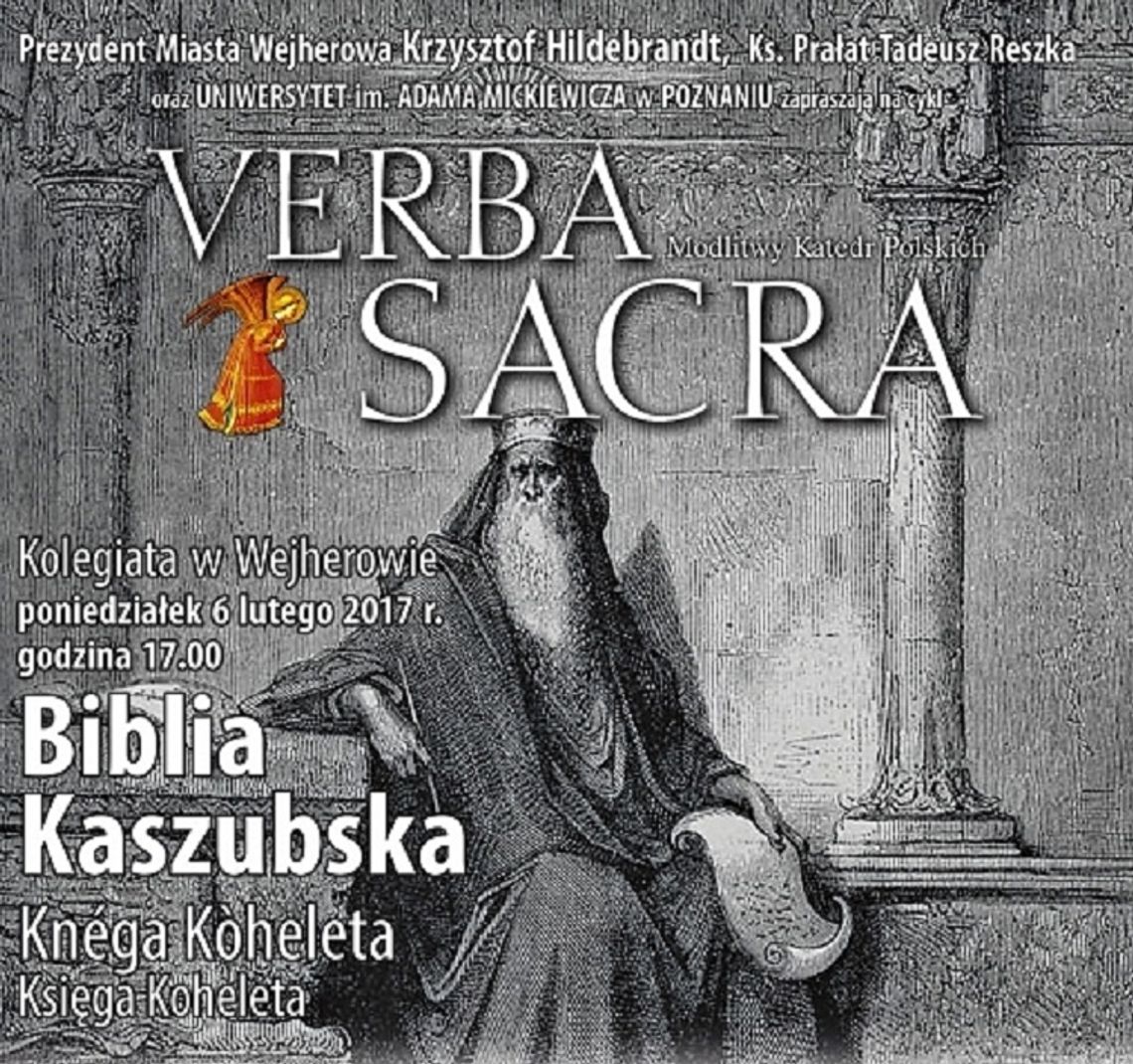 "Verba Sacra" coraz bliżej. W poniedziałek zabrzmi w wejherowskiej Kolegiacie.