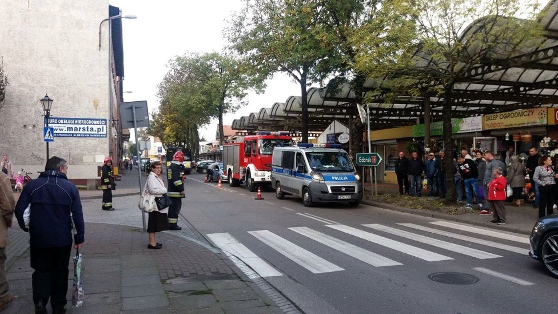 Wejherowo. Zdarzenie na ulicy Rzeźnickiej.