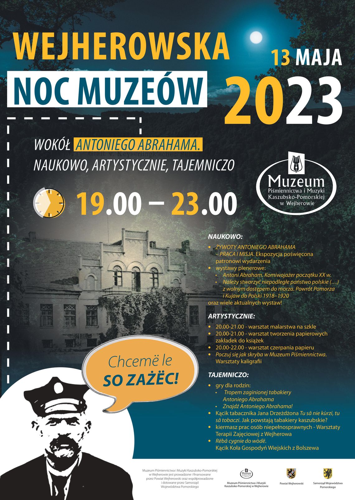 Wejherowska Noc Muzeów 2023. Będzie się działo!