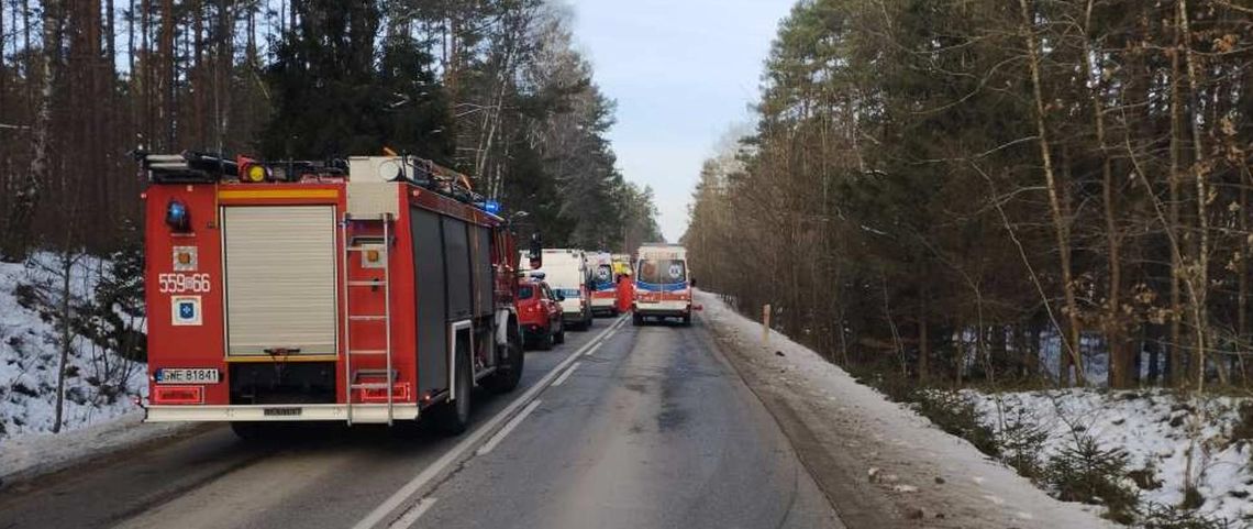 Śmiertelny wypadek drogowy na drodze Wejherowo - Piaśnica