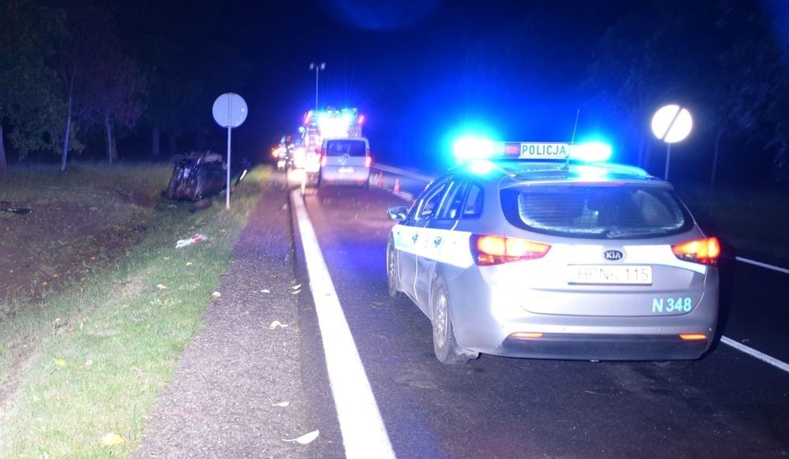 Wypadek w Bożympolu Wielkim. Policjanci wyjaśniają okoliczności... Wypadek w Bożympolu Wielkim. Policjanci wyjaśniają okoliczności...