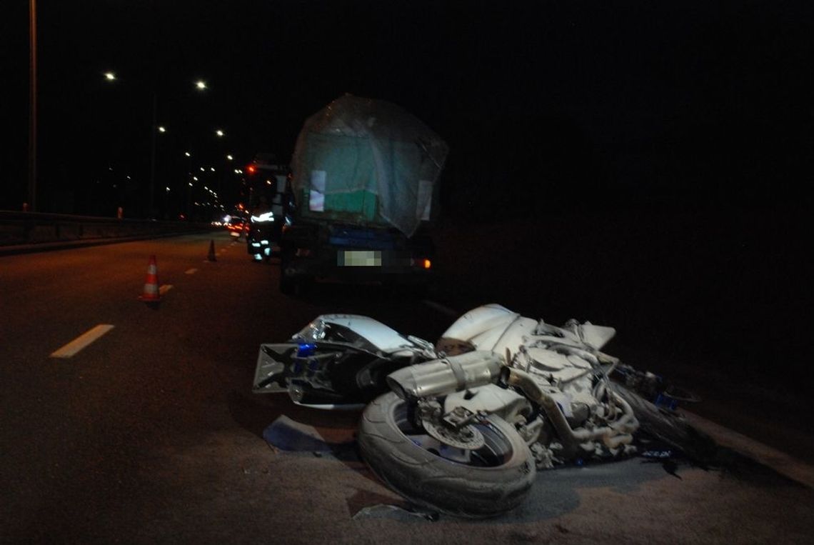 Wypadek w Wejherowie. Motocyklista nie posiadał uprawnień do kierowania 