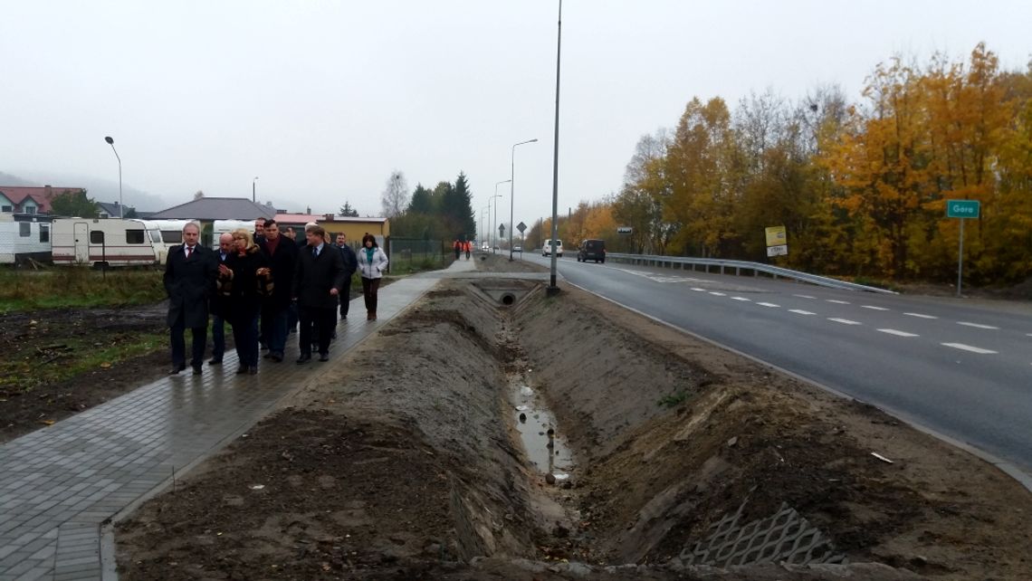 Zmodernizowana droga z Bolszewa do Góry