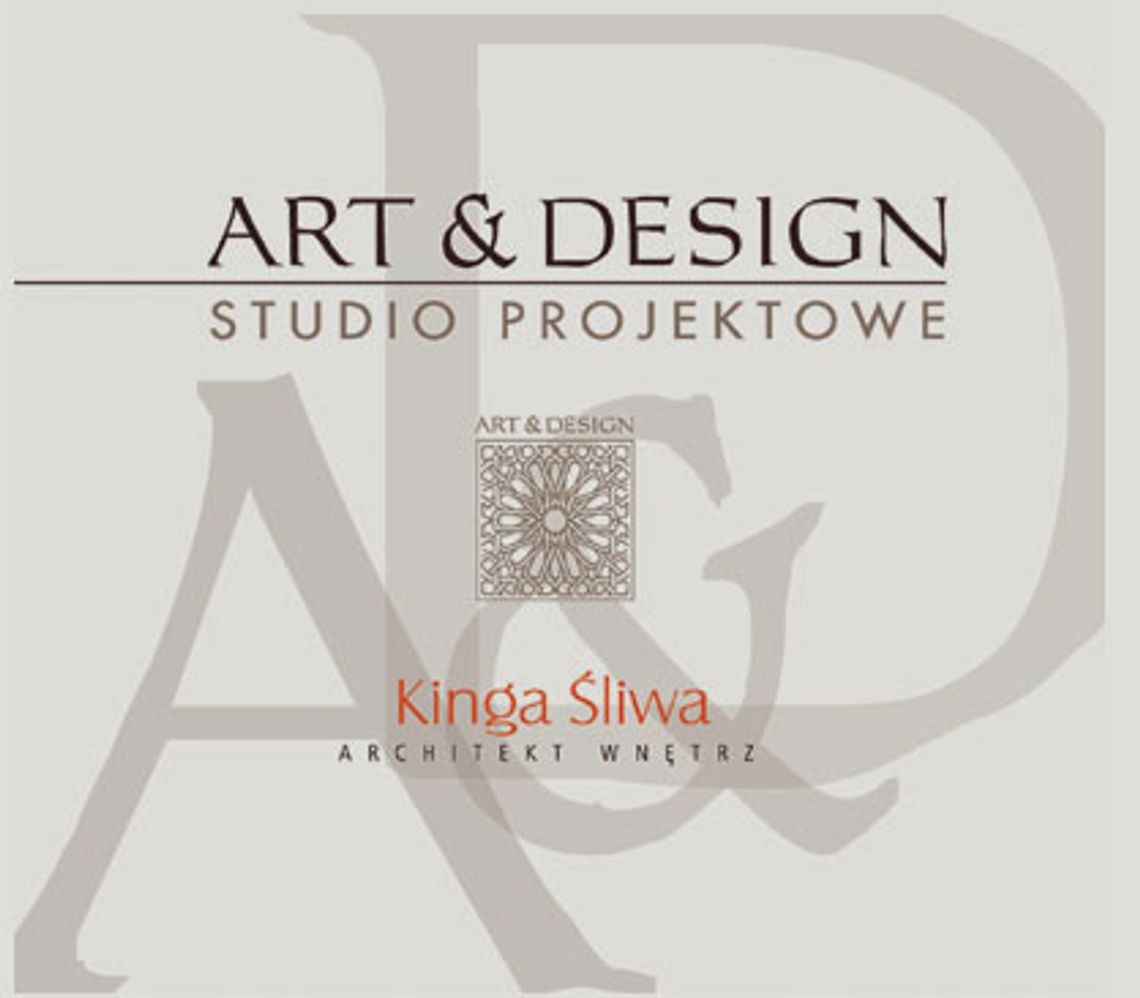Art&Design Kinga Śliwa - architekt wnętrz